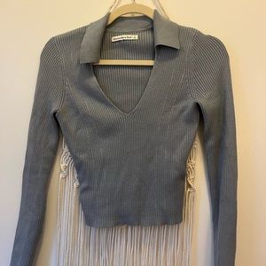 Abercrombie light blue collared shirt size small